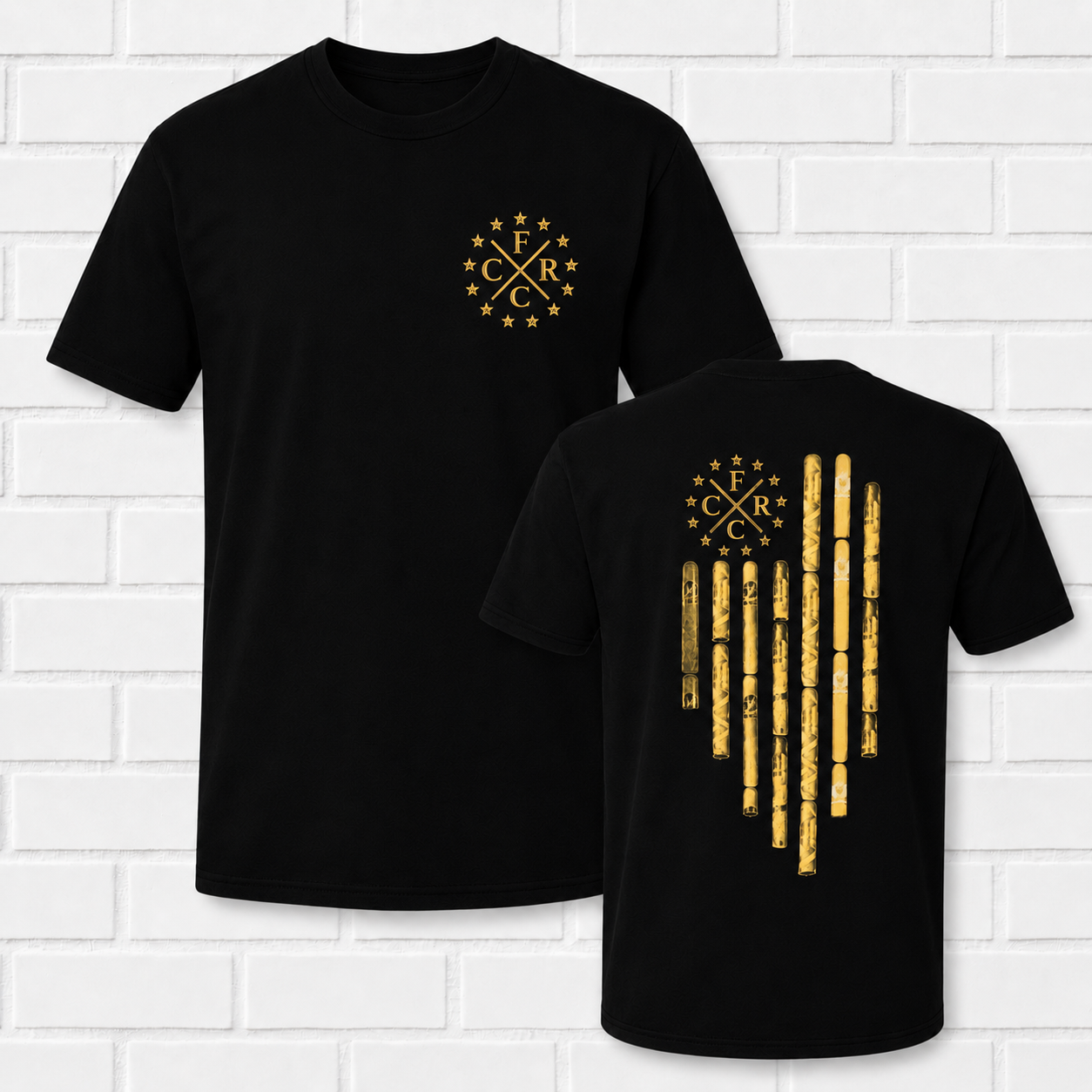 Men's/Women's Shirt Cigar Flag Black