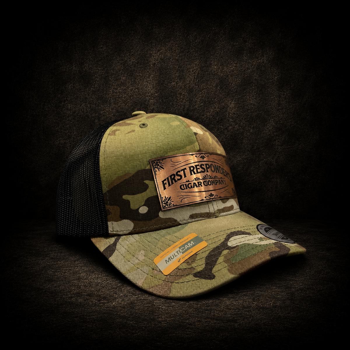 Trucker Hat Green MC Cigar