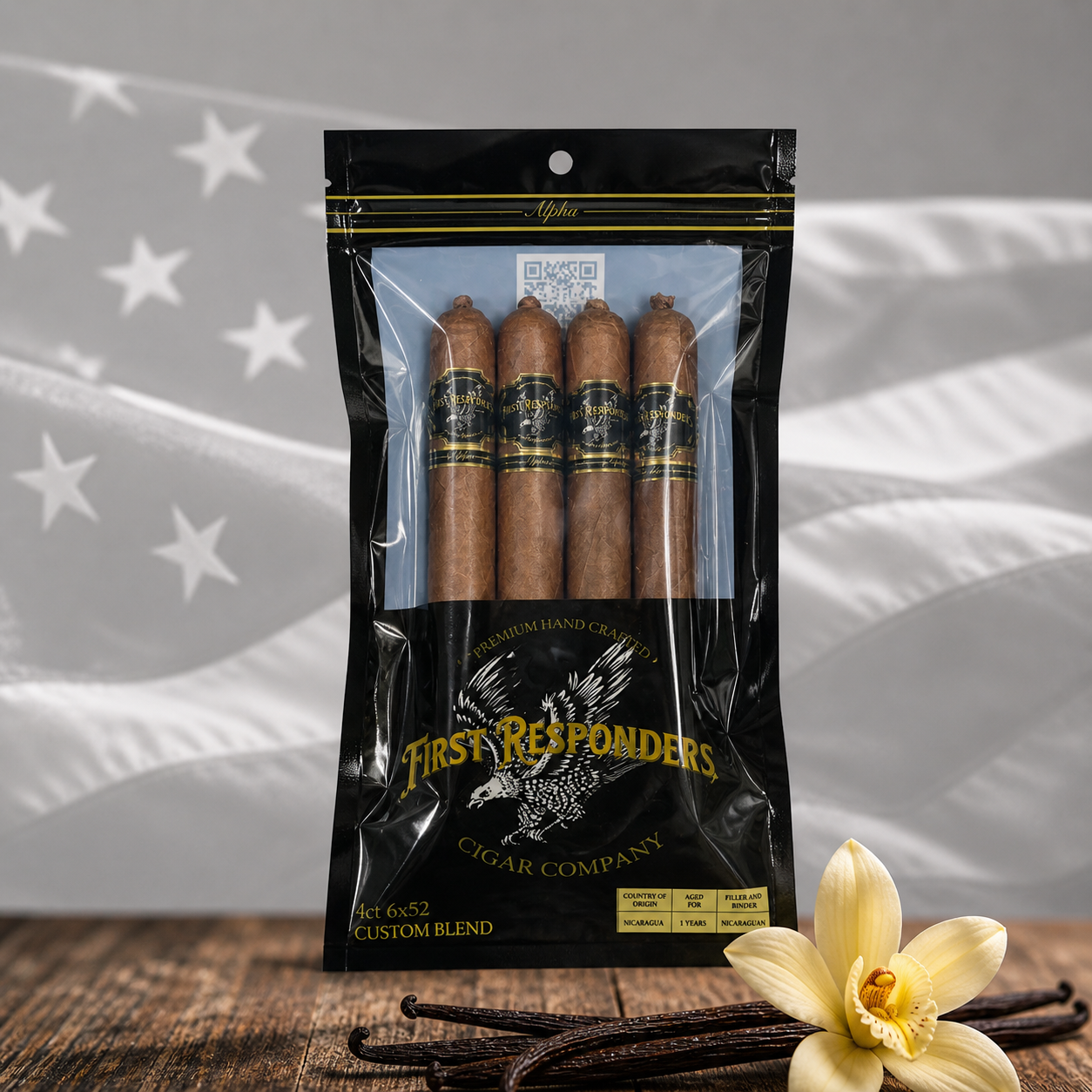 Cigar, Alpha Sweet Tip / Vanilla Infused, 4pack