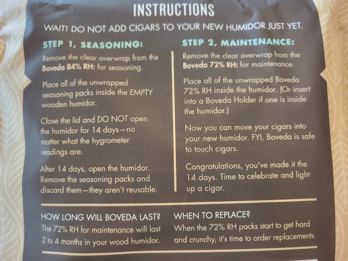 Humidor Humidity Starter Kit