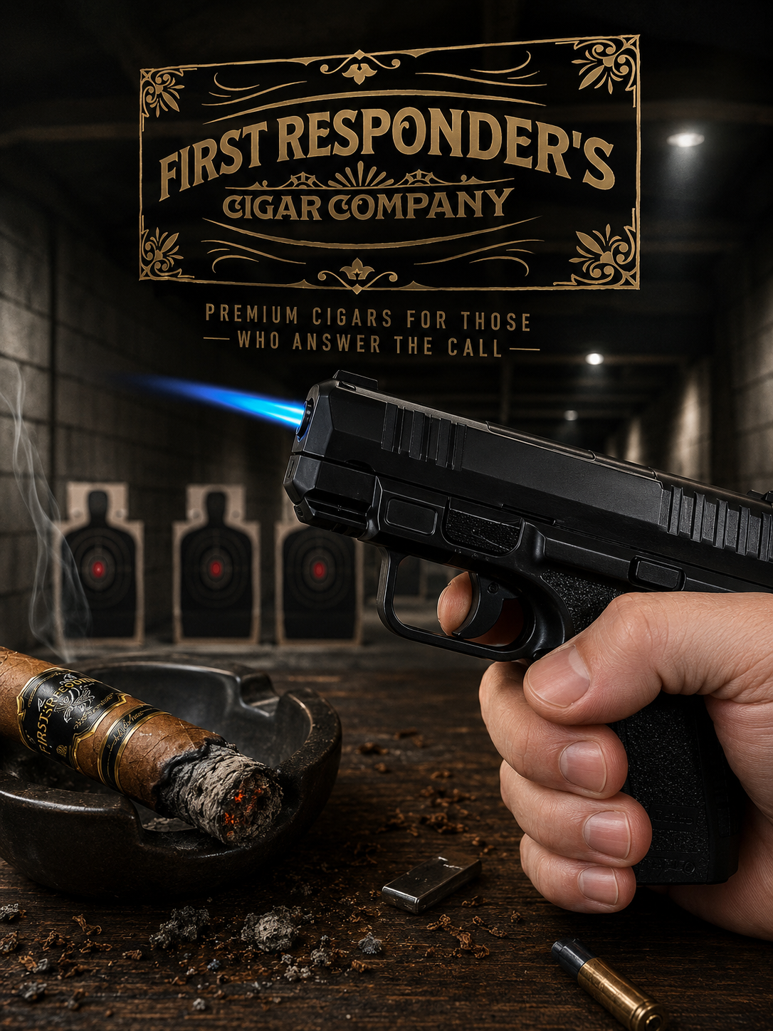 FRCC Pistol Torch w/Silencer (Black)