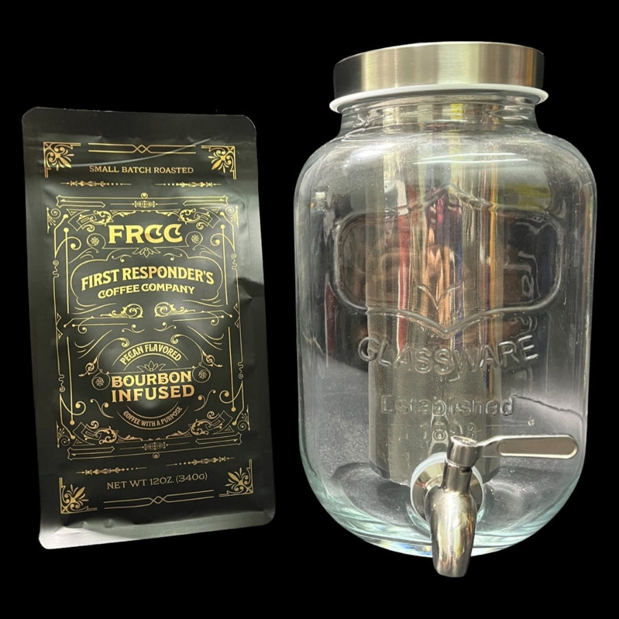 Coldb Cold Brew Jar, 1 gallon – First Responder's Coffee Company