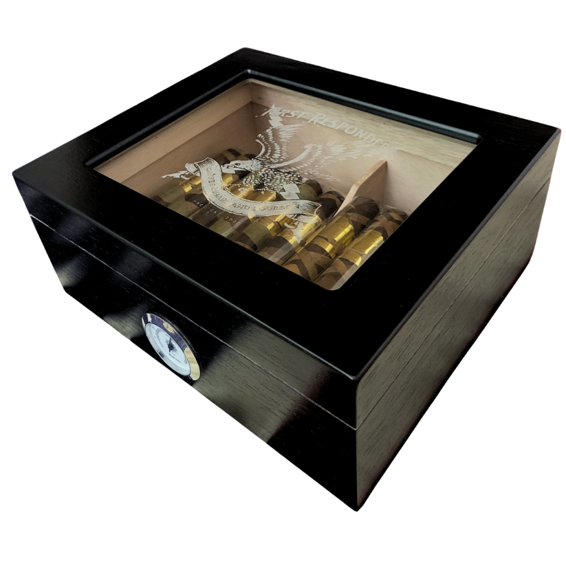 Cigar, FRCC Humidor Desktop Glass Lid
