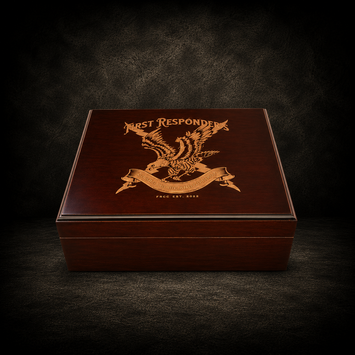 Humidor, FRCC Desktop Mahogany
