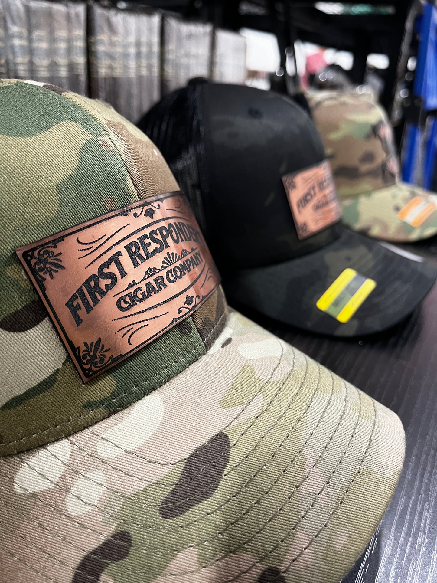 Trucker Hat Green MC Cigar