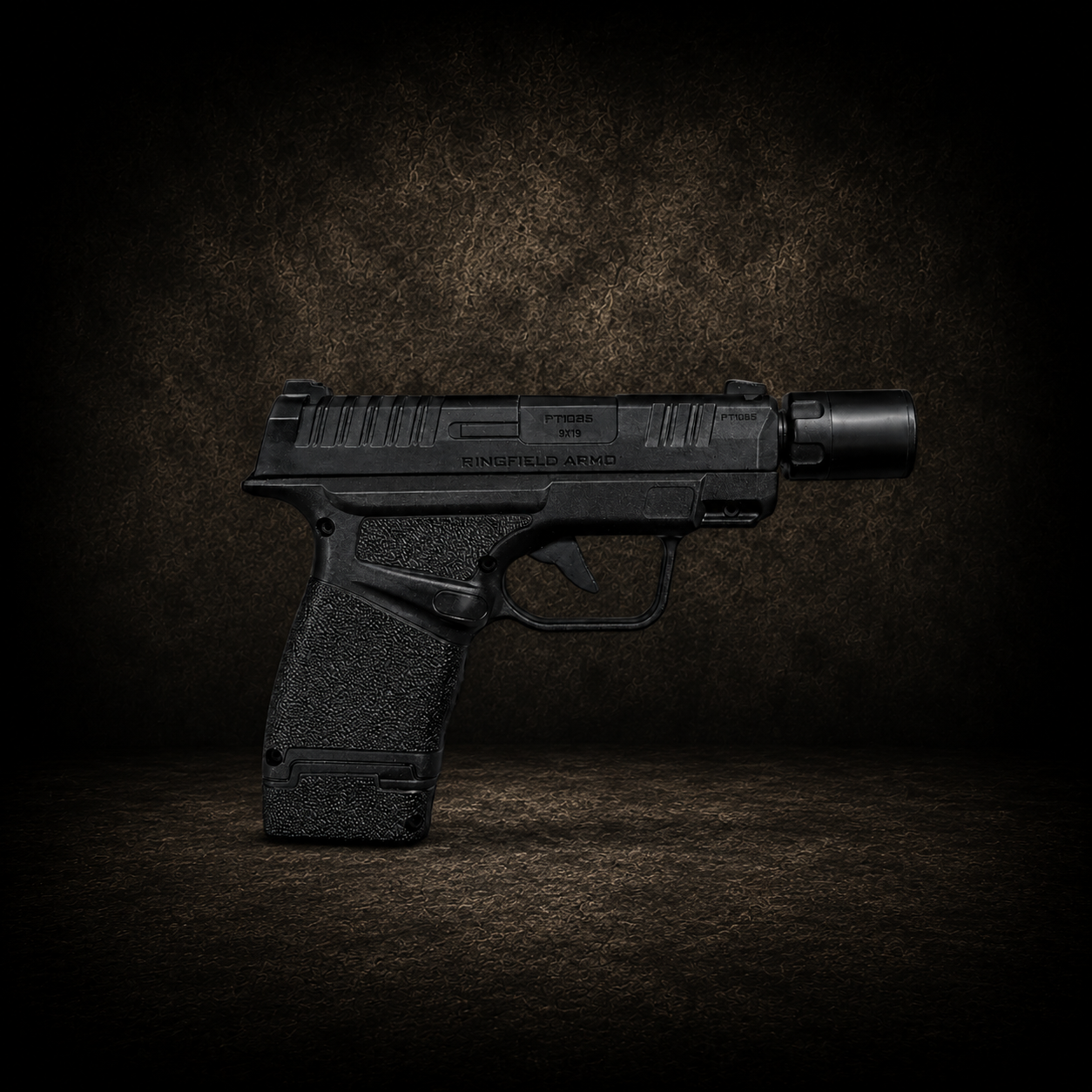 Cigar Lighter, FRCC Pistol Torch w/Silencer (Black)