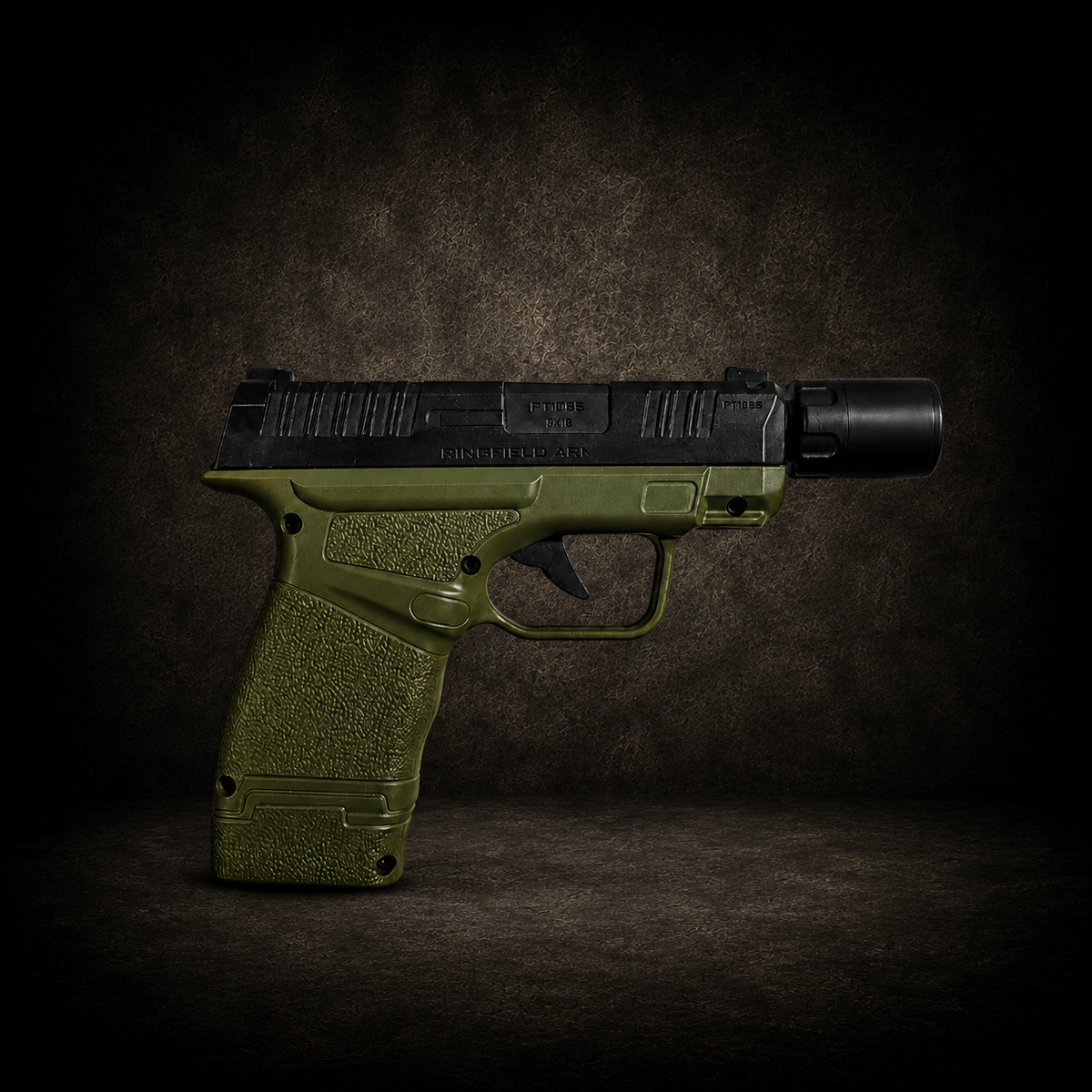 Cigar Lighter, FRCC Pistol Torch w/Silencer (Green)