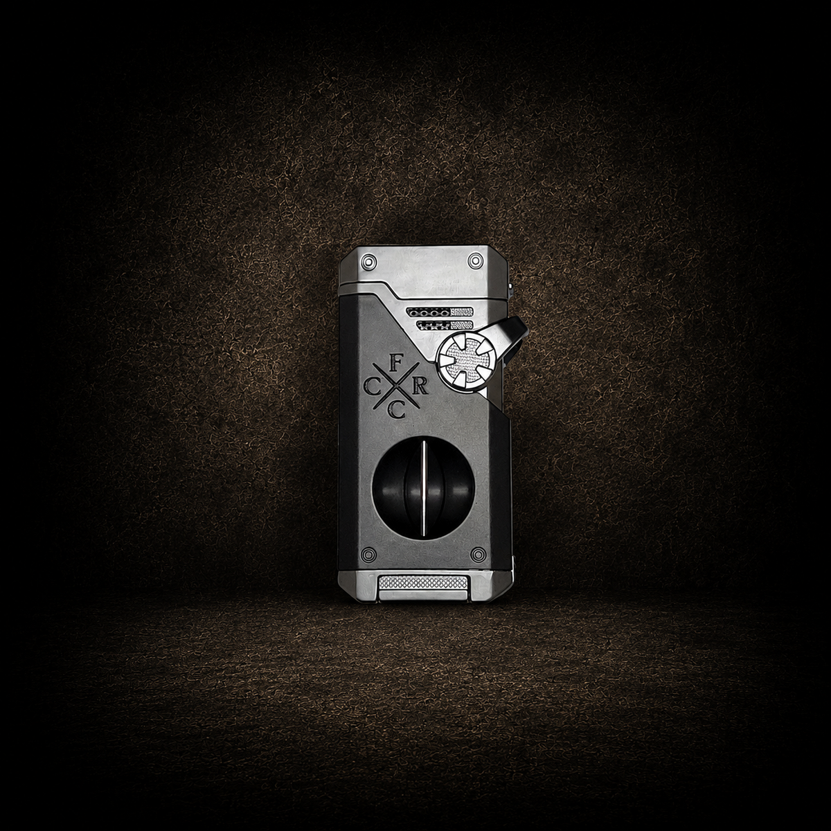 Cigar Lighter, FRCC Multi-Function Quad Torch (Gray)