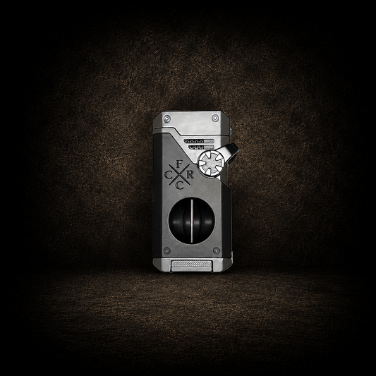 Cigar Lighter, FRCC Multi-Function Quad Torch (Gray)