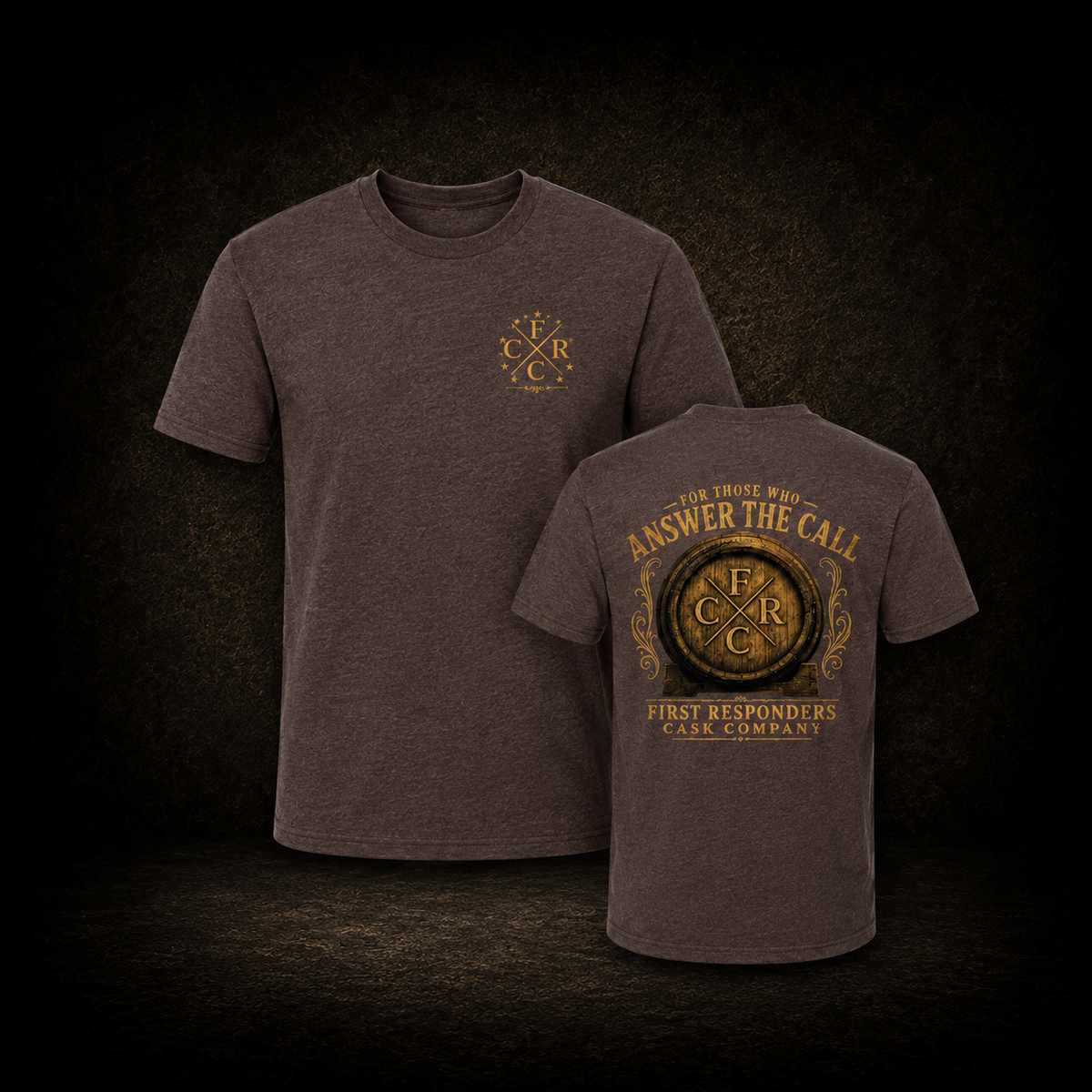 Men's/Women's Shirt Bourbon Espresso