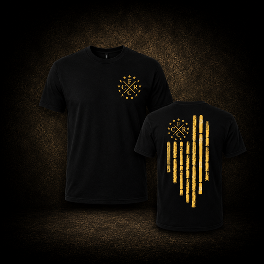 Men's/Women's Shirt Cigar Flag Black