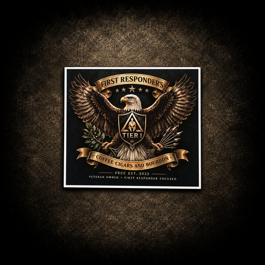 Sticker – Tier 1 Eagle Crest – 4" × 3.5" Gloss