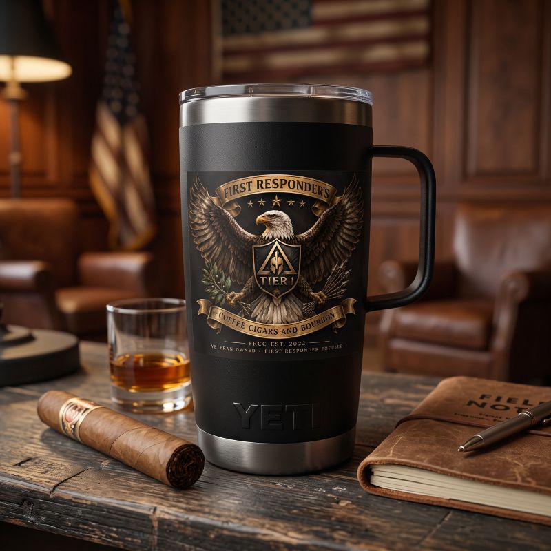 Sticker – Tier 1 Eagle Crest – 4" × 3.5" Gloss